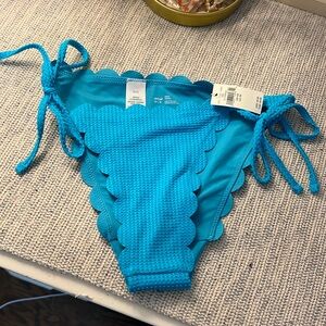 Brand New Aerie Scallop Pattern Cheeky Bikini Bottoms